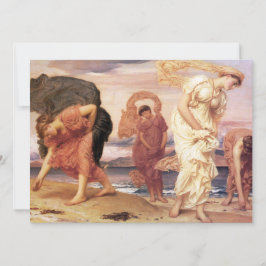 Griechische Girls sammeln Kies Karte