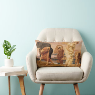 Griechische Girls sammeln Kieselsteine von Lord Le Lendenkissen