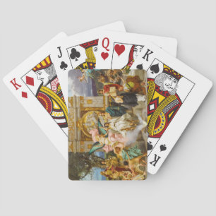 Griechische Götter auf dem Berg Parnassus Spielkarten