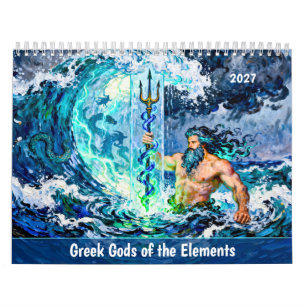 Griechische Götter der Elemente – mythische Kräfte Kalender