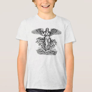 Griechische Göttin Aphrodite am Meer mit dem Schäd Tri-Blend Shirt