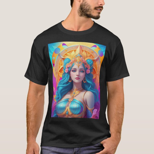 Griechische Göttin Aphrodite in ihrem Splendor T-Shirt (Vorderseite)