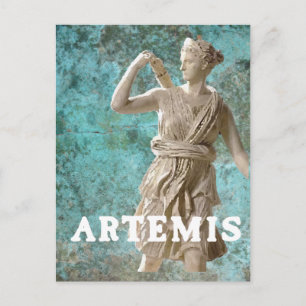 Griechische Göttin Artemis Mythology Postkarte