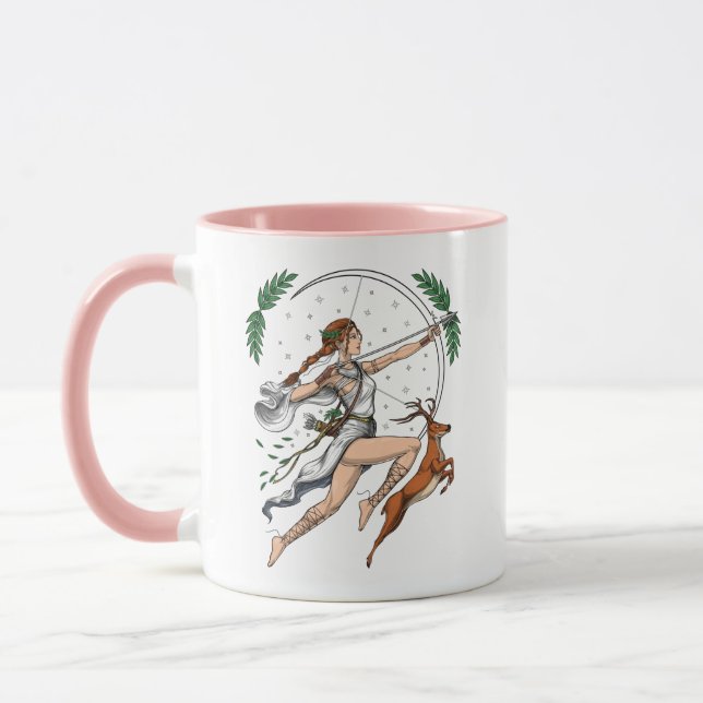 Griechische Göttin Artemis Tasse (Links)