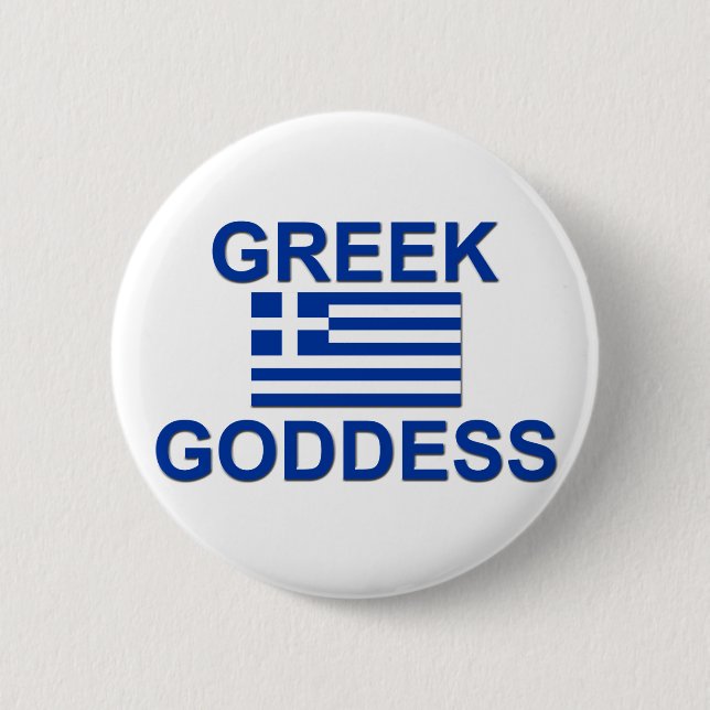 Griechische Göttin Button (Vorderseite)