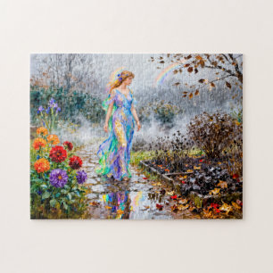 Griechische Göttin Iris Novemberregen Puzzle