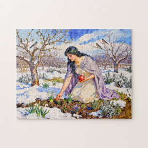 Griechische Göttin Persephone Früher Frühling Puzzle