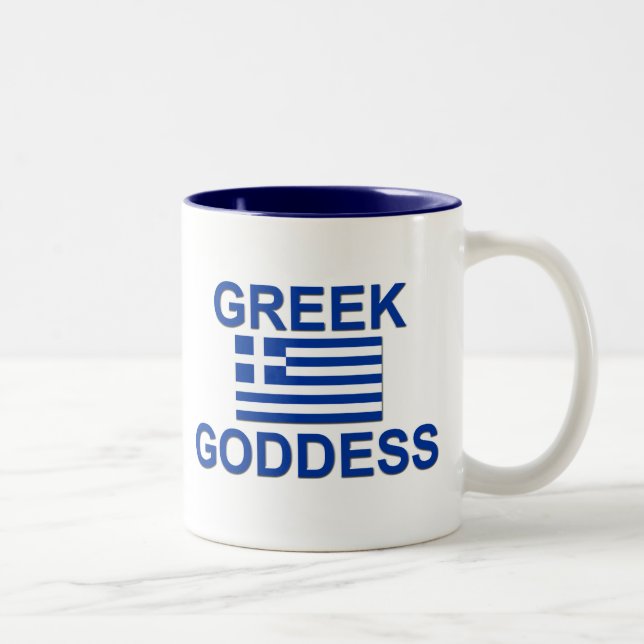 Griechische Göttin Zweifarbige Tasse (Rechts)