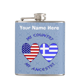 Griechische Herkunft USA Flachmann