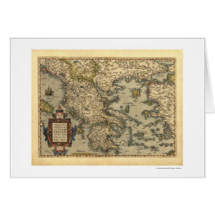 Griechische Insel-Karte Ortelius 1570