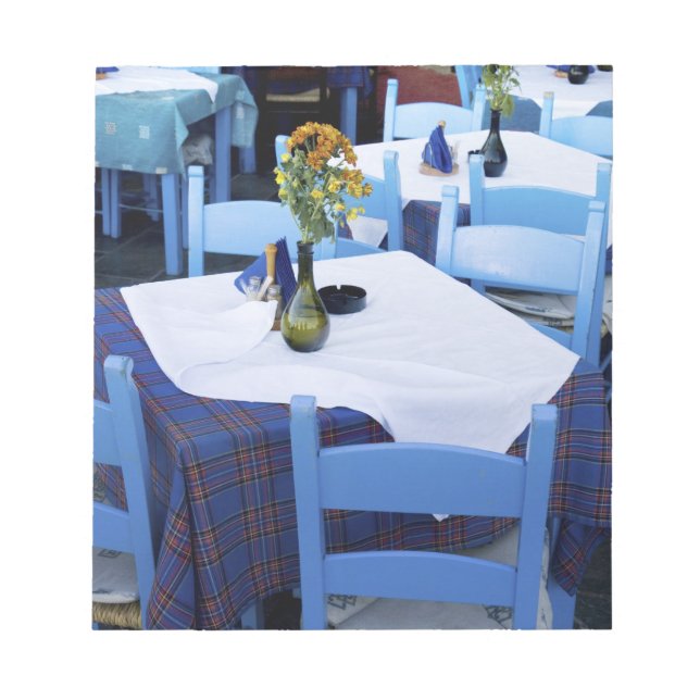 Griechische Insel Kreta und Altstadt von Chania Notizblock (Vorderseite)