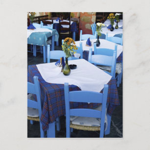 Griechische Insel Kreta und Altstadt von Chania Postkarte