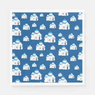 Griechische Insel Santorini Kirche Serviette