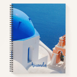 Griechische Insel Santorini Notizbuch