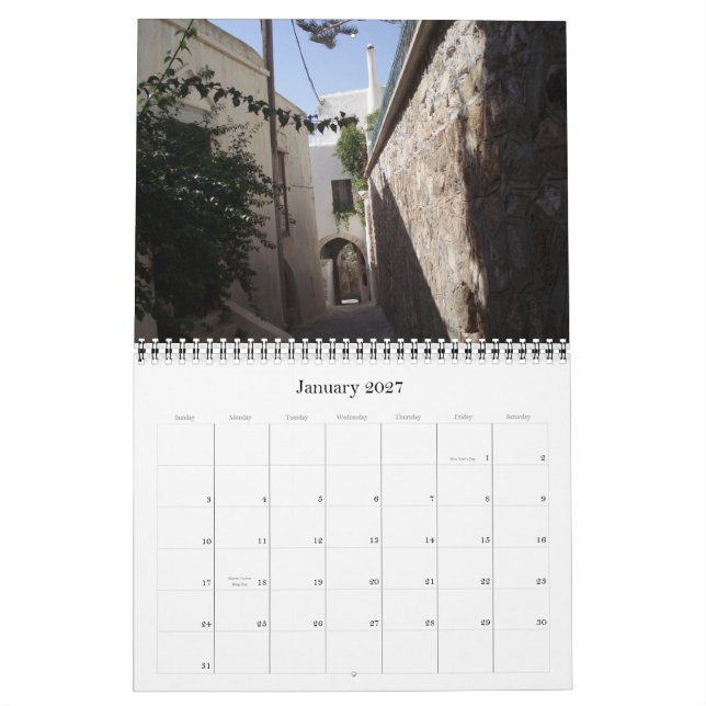 Griechische Inseln 2011 Kalender (Jan 2027)