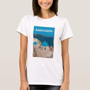 Griechische Inseln Santorini T-Shirt