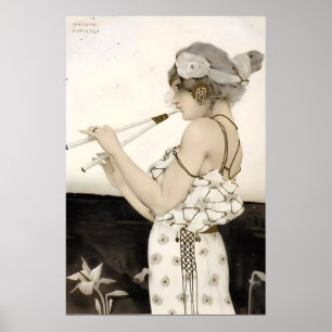 Griechische Jungfrauen von Raphael Kirchner Art No Poster