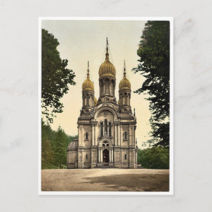 Griechische Kapelle, Wiesbaden, Hessen-Nassau, Deu Postkarte