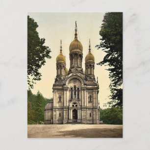Griechische Kapelle, Wiesbaden, Hessen-Nassau, Deu Postkarte