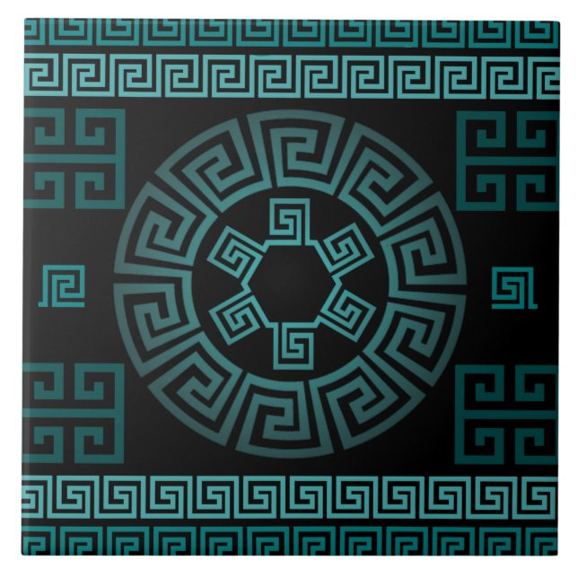 Griechische Keramik Tile Fliese (Vorderseite)