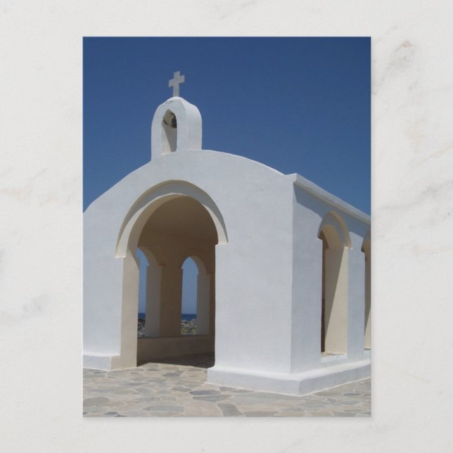 Griechische Kirche Postkarte (Vorderseite)