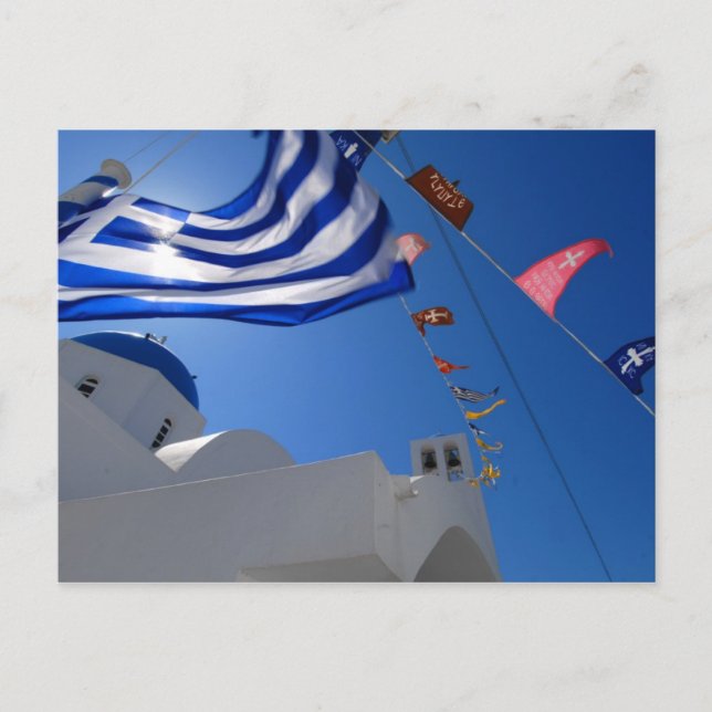 Griechische Kirche Postkarte (Vorderseite)