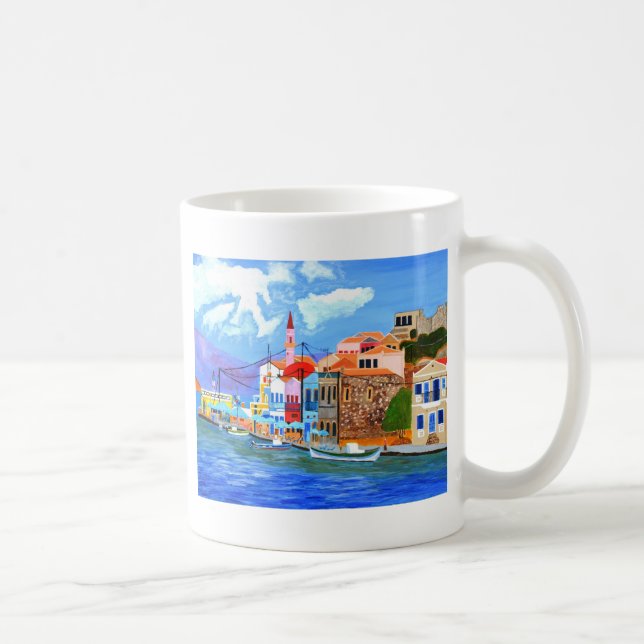 griechische Küste Kaffeetasse (Rechts)