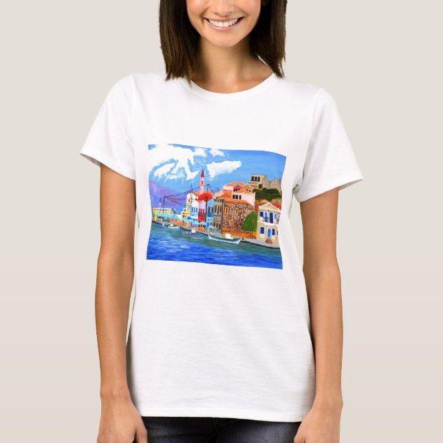 griechische Küste T-Shirt (Vorderseite)
