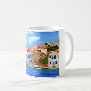 Griechische Küste Tasse