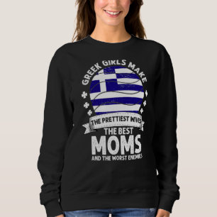 Griechische Mama Griechenland Mütter Day Mama Grie Sweatshirt