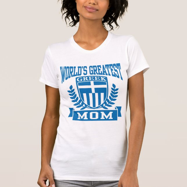 Griechische Mama T-Shirt (Vorderseite)