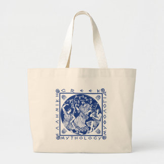 Griechische Mythologie - Blau Jumbo Stoffbeutel