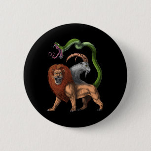 Griechische Mythologie Chimera Button