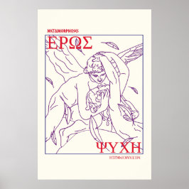 Griechische Mythologie Eros Cupid Ancient Griechen Poster