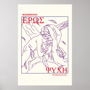 Griechische Mythologie Eros Cupid Ancient Griechen Poster