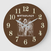 Griechische Mythologie große Uhr