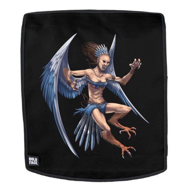 Griechische Mythologie Harpy Rucksack (Abnehmbare Front)