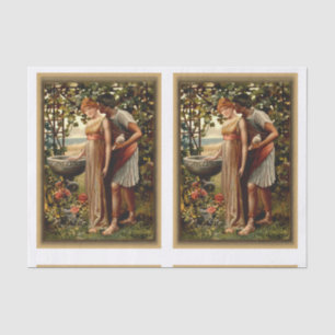 Griechische Mythologie-Liebe - Dekoupage Scrapbook Seidenpapier