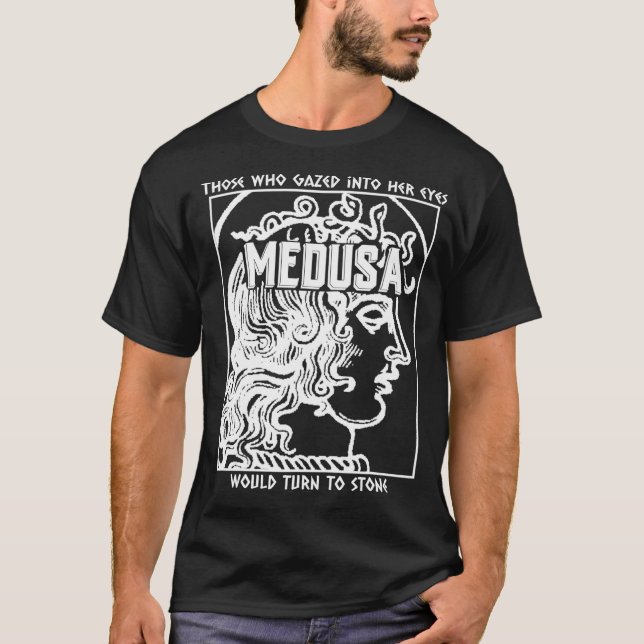 Griechische Mythologie Medusa  T-Shirt (Vorderseite)