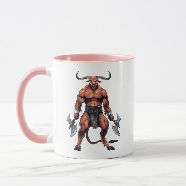 Griechische Mythologie Minotaur Tasse (Links)