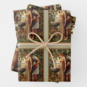 Griechische Mythologie Norgoddess-Liebe auf Sage Geschenkpapier Set