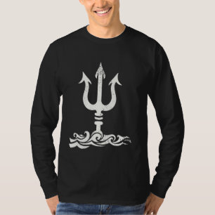 Griechische Mythologie Poseidon Dreizack Symbol Gr T-Shirt