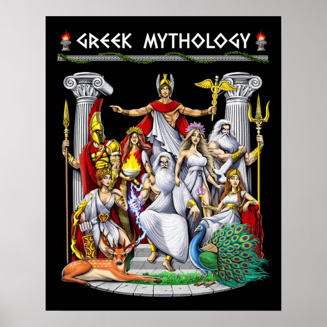 Griechische Mythologie Poster (Vorne)