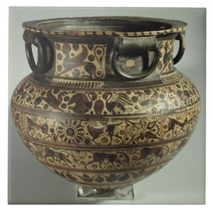 Griechische Orientalizing Ostdinos, mittlere wilde Fliese