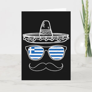 Griechische Ostersonnenbrille Mexikanischer Cinco  Karte