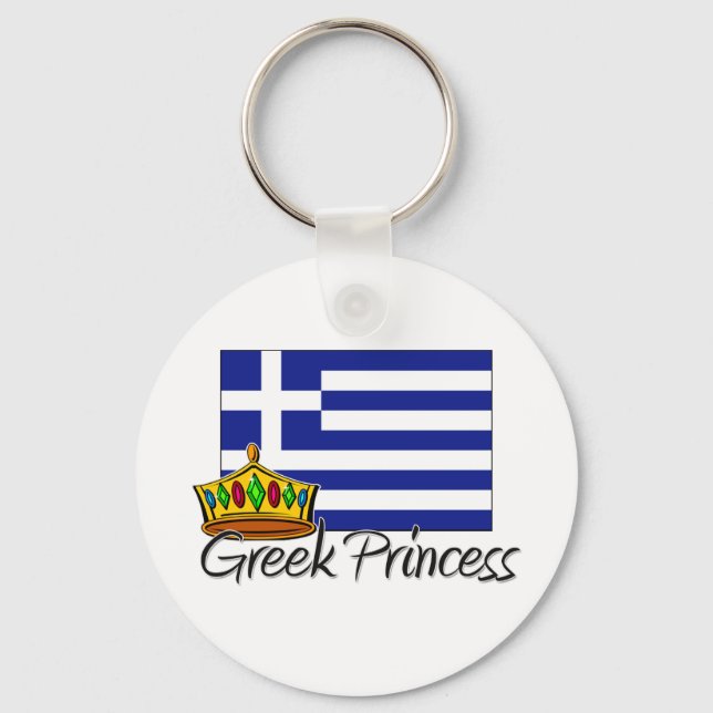 Griechische Prinzessin Schlüsselanhänger (Vorderseite)