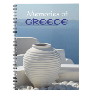 Griechische Reise-Zeitschrift Notizblock