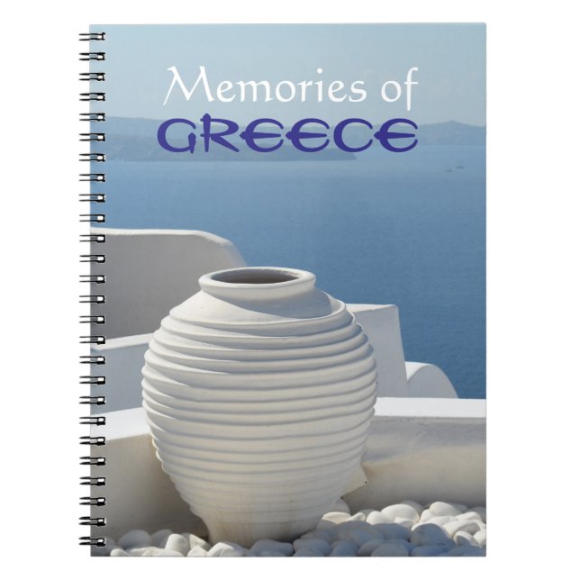 Griechische Reise-Zeitschrift Notizblock (Vorderseite)