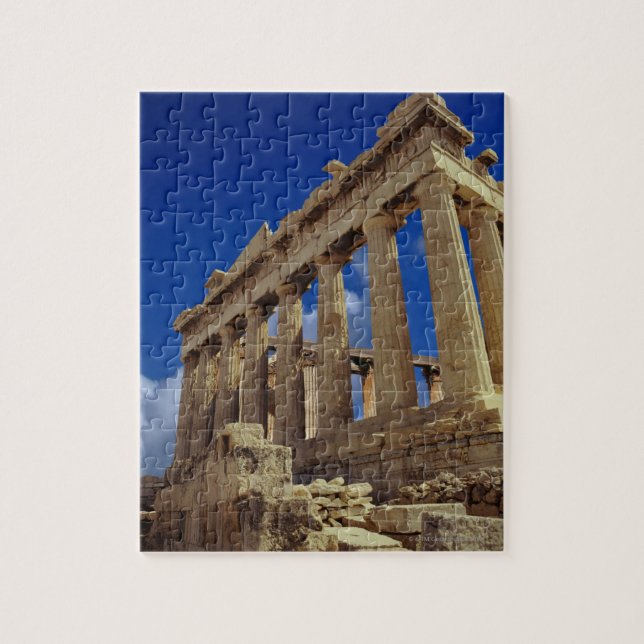 griechische Ruinen, Akropolis, Griechenland Puzzle (Vertikal)