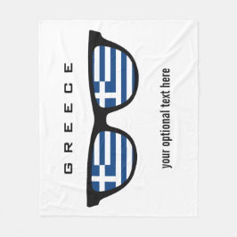 Griechische Schattierungen für Text- und Farbvlies Fleecedecke